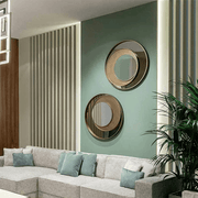 Mid-Century Sunburst Wall Mirror