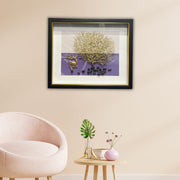 Luxury Shadow Box Wall Art  – Tree, Swan & Coral Design (20×24 inches each)