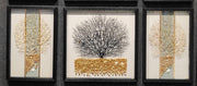 Luxury 3D Golden Tree Shadow Box Wall Art – Set of 3 (1.5×2 ft / 2×2 ft / 1.5×2 ft)