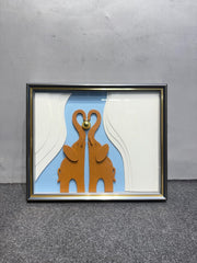 Elephant Family Shadow Box Painting Set – 20×24 inches (Each) –