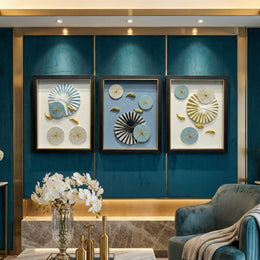 3D Shadow Box Wall Art Set – 1.5 x 2 ft Each | Set of 3 Frames