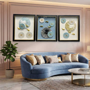 3D Shadow Box Wall Art Set – 1.5 x 2 ft Each | Set of 3 Frames