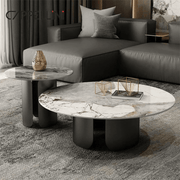 Modern coffee table set with Round base