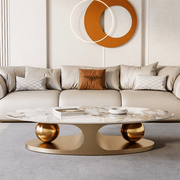 Modern and Luxurious Oval Shape Centre Table Set