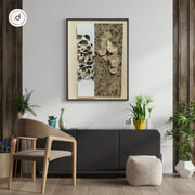 Nature Textura Series – Shadow Box Wall Art (40×60 cm, Glass Frame)