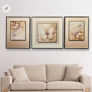 Butterfly Dreams Leather Painting Set – Embossed Butterfly & Florals (Heavy Aluminum Frame)