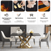 Contemporary Designer Dining Table Set