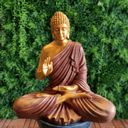 Gold & Brown Buddha Sculpture