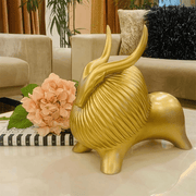 Himalayan Golden horn Yak Showpiece