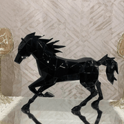 Abstract Resin Horse Showpiece