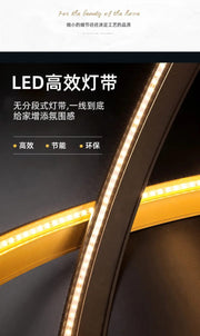 Lunar Serenity Acrylic Crystal LED Painting|  48×24 in | (Remote-Controlled Backlight)