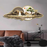 Serenity Acrylic Crystal LED Painting | 48×24 in | (Remote-Controlled Backlight)