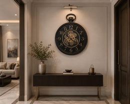 MetroChic Gear Wall Clock (2.5*2ft)