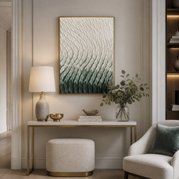 Aurelia Grove 3D Handmade Canvas painting in Heavy Aluminium Frame-Size- 60cm*90cm ( 2ft * 3ft)