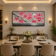 Moonlit Serenity – Handmade Landscape Painting/ Sizes-4ft×2ft
