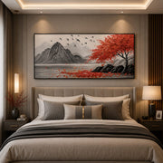 3D Handmade Japanese Style Painting/ Size-120*60cm (4ft×2ft)