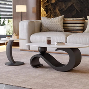 Modern and Stylish Curve Centre table Set. Sizes - 44*22*16/16*16*19 inches set