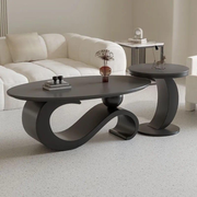 Modern and Stylish Curve Centre table Set. Sizes - 44*22*16/16*16*19 inches set