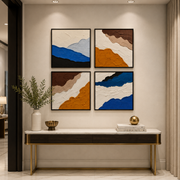 Blossom Elegance Canvas Painting - Size 1.5*1.5ft each frame