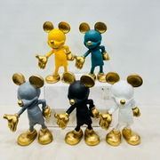 Matte Black & Gold Mickey Figurine