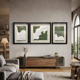 3D Shadow Box Wall Art Set – 1.5 x 2 ft / 2×2ft / 1.5×2ft Each | Set of 3 Frames