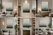 Aurelia Grove 3D Handmade Canvas painting in Heavy Aluminium Frame-Size- 60cm*90cm ( 2ft * 3ft)