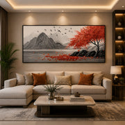 3D Handmade Japanese Style Painting/ Size-120*60cm (4ft×2ft)