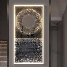 Echoes Of The Peaks Crystal Painting/ Sizes:2ft:3ft