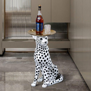 Golden Leopard Side Table
