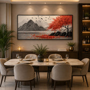 3D Handmade Japanese Style Painting/ Size-120*60cm (4ft×2ft)