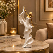 Dancing Lady Sculpture/ Sizes: 5.5×3×14 Inches