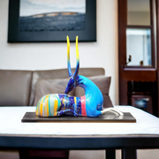 Abstract Color Splash Antelope Figurine | 22×17 inch | Resin Decor