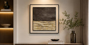 Contemporary Shadow Box Wall Art – Botanical & Abstract Trio (40×40 cm Each,)