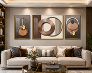 Modern and Abstract Crystal Painting for Luxury Living Space