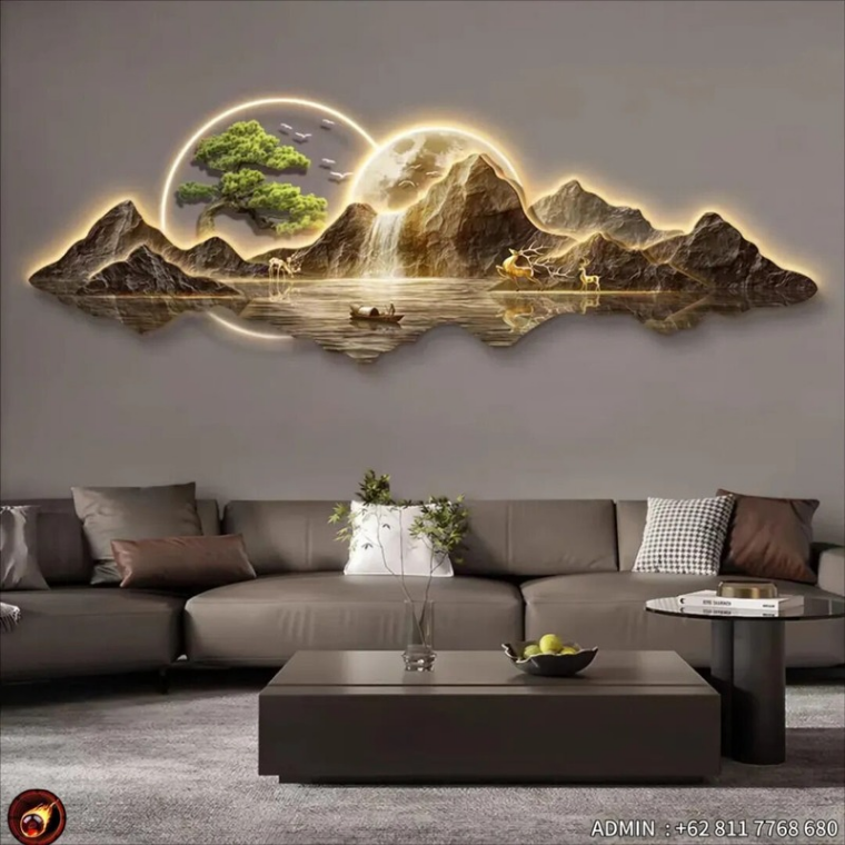 Radiant Masterpiece Deluxe LED Wall Painting – Decorporium