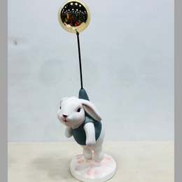 Balloon Bunny Figurine