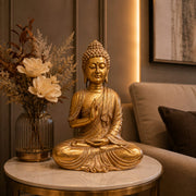 Smiling Buddha Resin Statue/ Sizes- 10×6×14 Inches