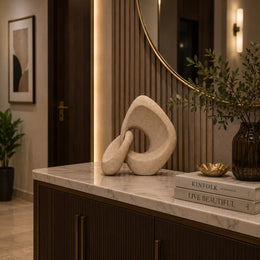 Natural Marble made Sculpture/ Sizes- 10×5.5×10 inches approx