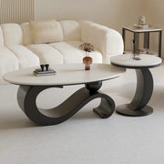 Modern and Stylish Curve Centre table Set. Sizes - 44*22*16/16*16*19 inches set