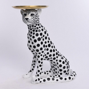 Golden Leopard Side Table