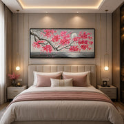 Moonlit Serenity – Handmade Landscape Painting/ Sizes-4ft×2ft