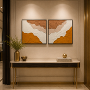 Blossom Elegance Canvas Painting - Size 1.5*1.5ft each frame