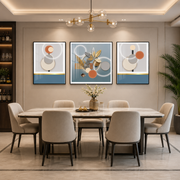 Modern and Abstract Flower Crystal glass painting set. Sizes: 16*24inch/32*24inch/16*24inch