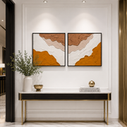 Blossom Elegance Canvas Painting - Size 1.5*1.5ft each frame