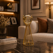 Crystal-Metallic Showpiece/ Sizes - 4×4×11 Inches