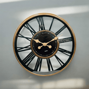 Vintage Roman Numeral Wall Clock