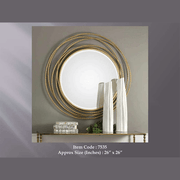 SPAZIO Swirl Wall Mirror