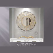 Scandinavian Round Wall Mirror